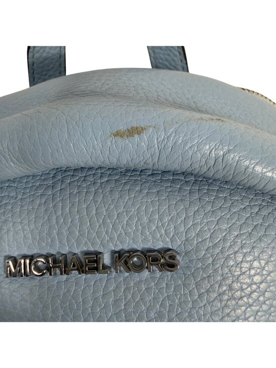 Michael Kors Light Blue Pebbled Leather Backpack main image 5